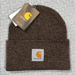 NWT’s Carhartt Winter Cap Beanie OSFA Heather Tan Brown Unisex Mens Women’s